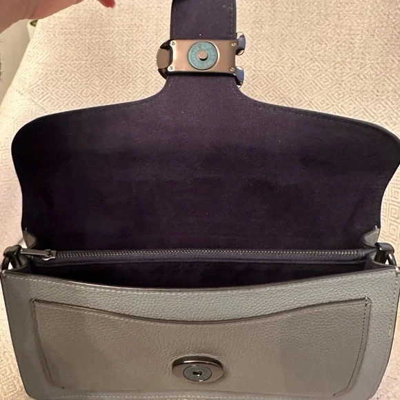Coach Tabby 26 Grey (Gray) Gunmetal - Picture 9 of 14